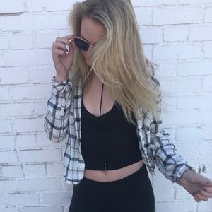 Nordstrom’s Cropped Plaid